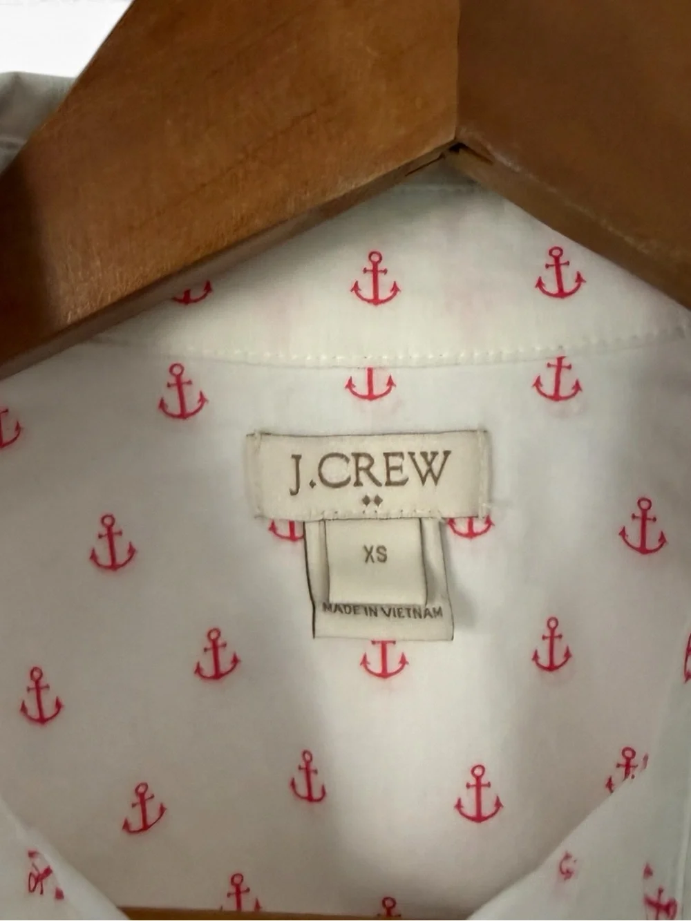 J. Crew tailored button